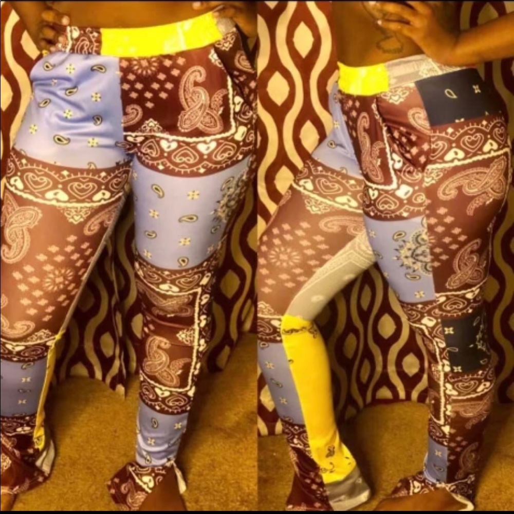 Bandana Stacked Tights (BRAND NEW)